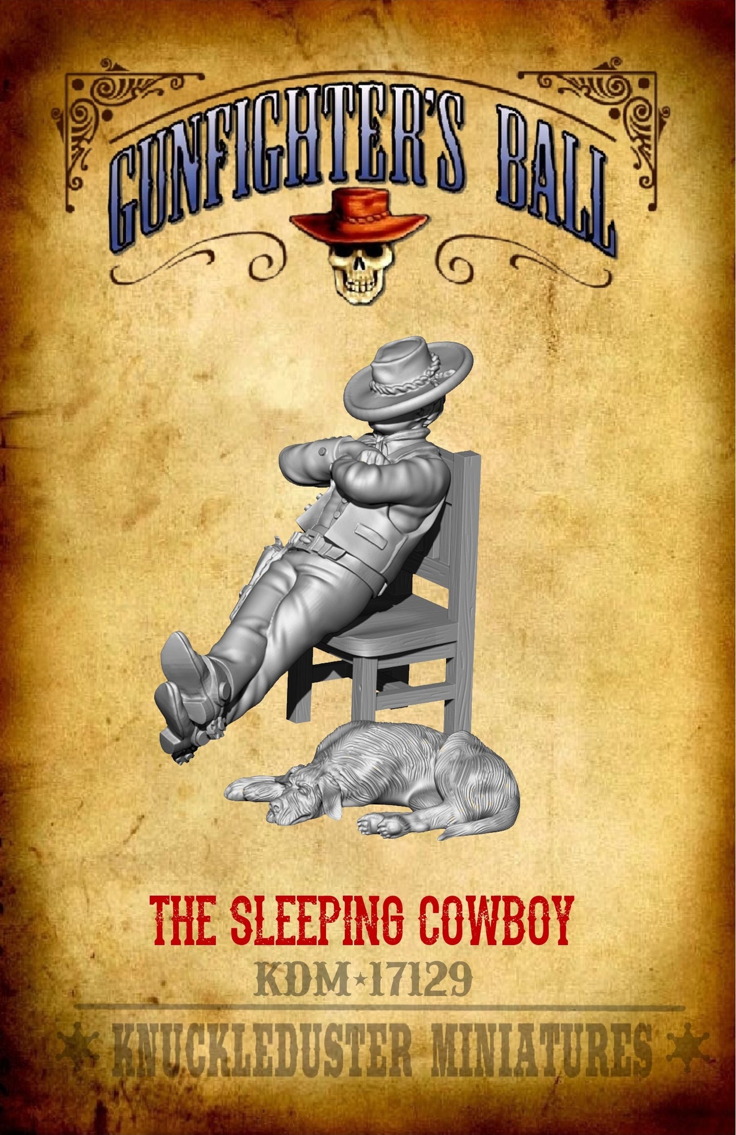 Sleeping Cowboy and Dog