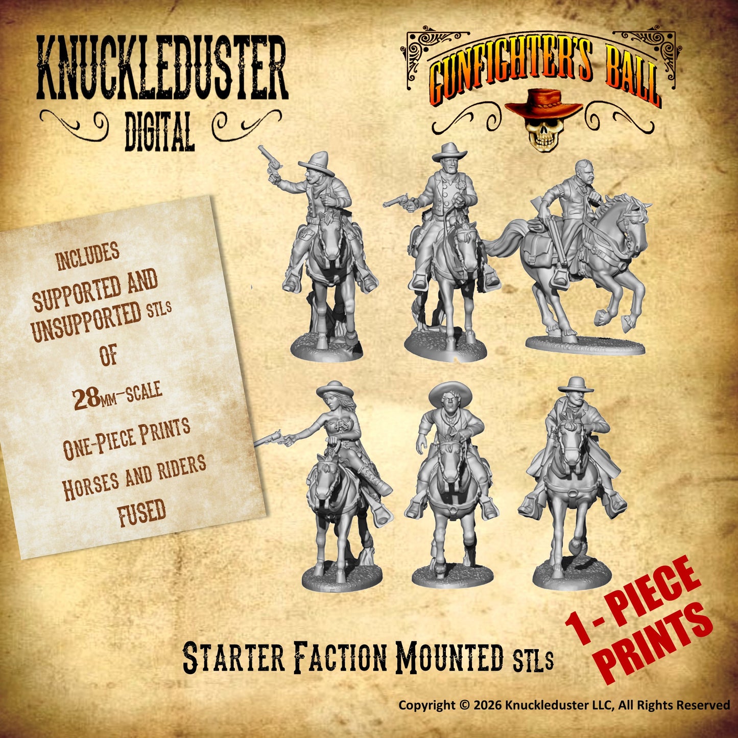 Starter Faction Mounted (STLs)