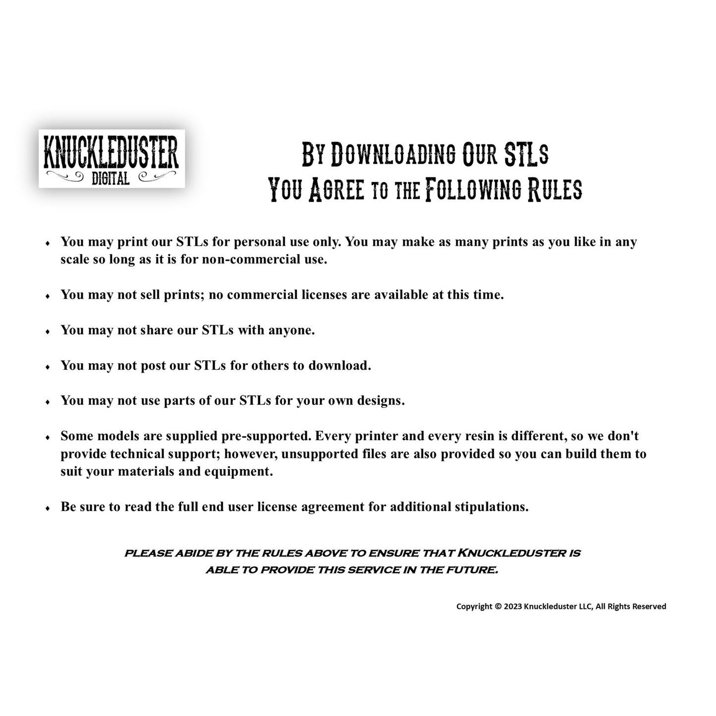 The Pinkertons (STLs)