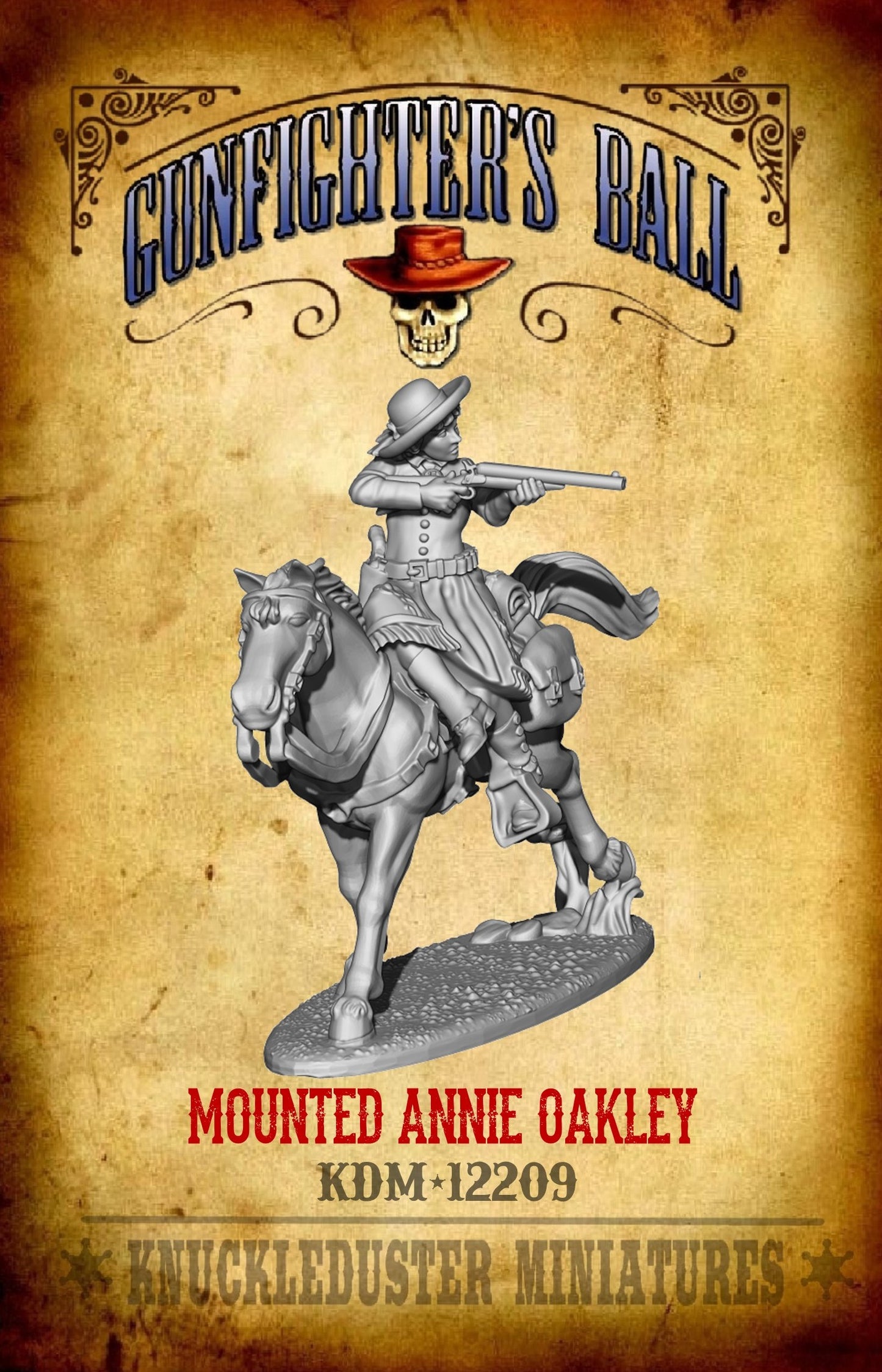 Annie Oakley Mounted (Snap Tray)