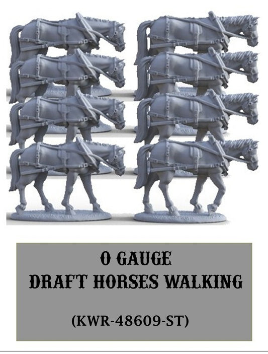 O-Gauge Draft Horses