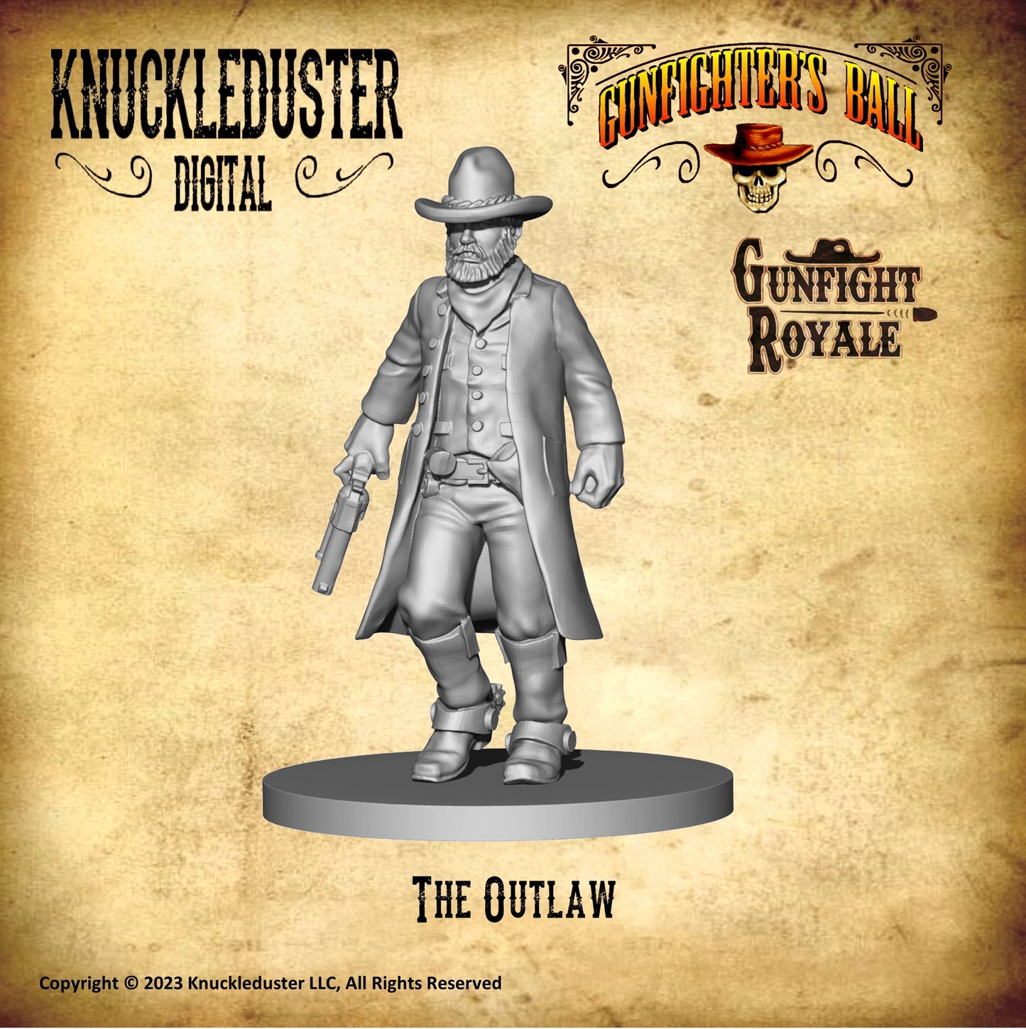 Gunfighter's Ball Outlaw (STLs)