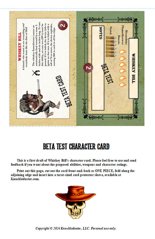 Whiskey Bill Beta Test