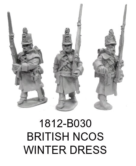 British NCOs in Winter Dress