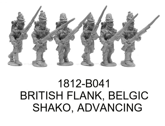 British Flank Company in Belgic Shakos Advancing