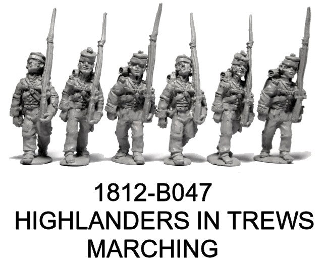 Highland Center Company in Trews Marching