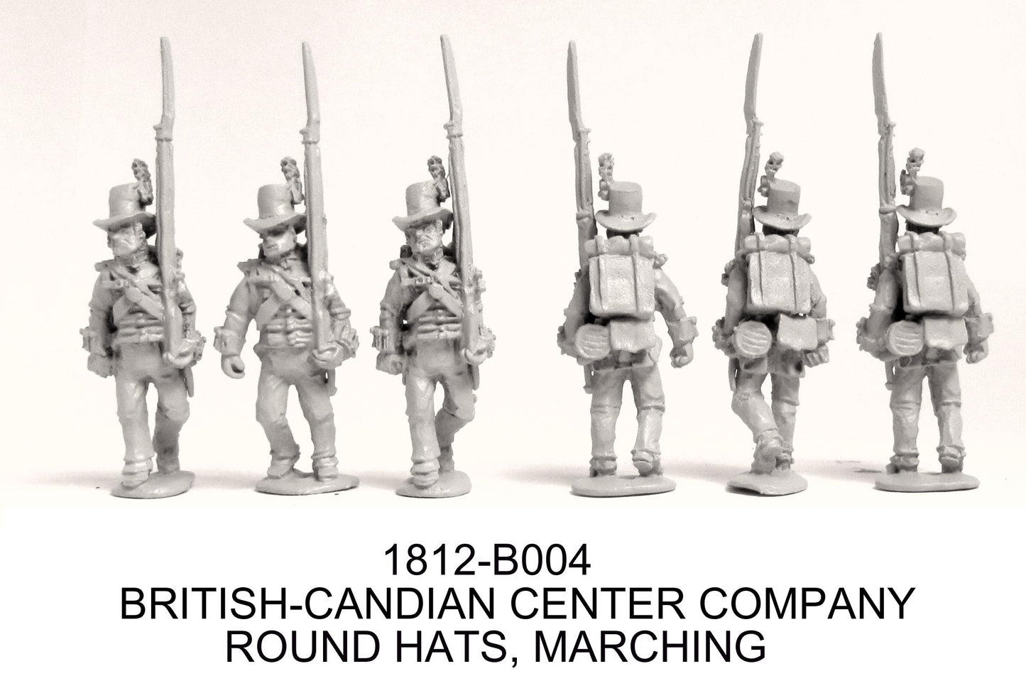 British-Canadian Round Hats Marching