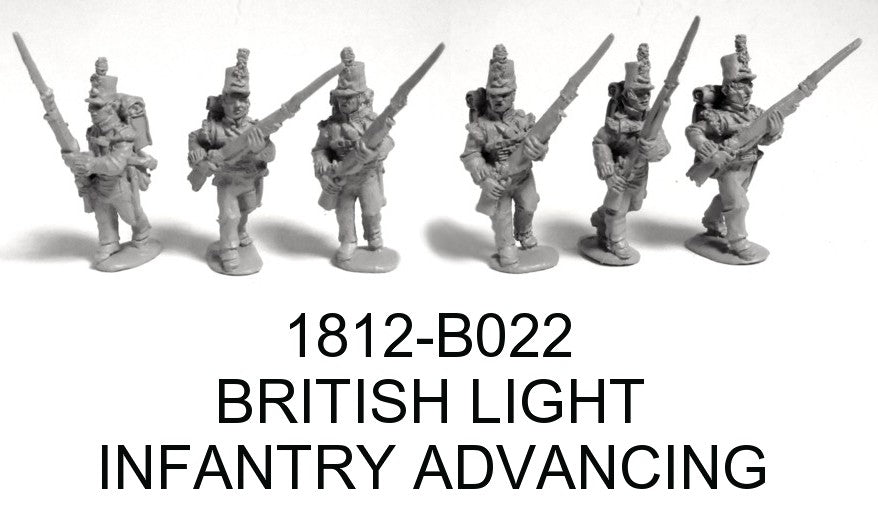 British Light Infantry Advancing