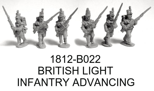 British Light Infantry Advancing