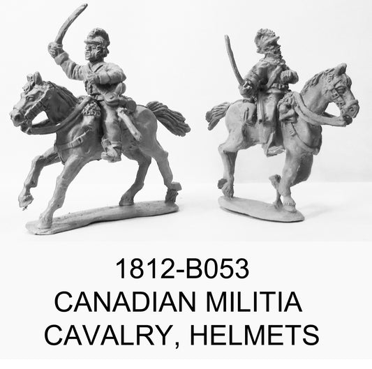 Canadian Militia Cavalry, Tarleton Helmets