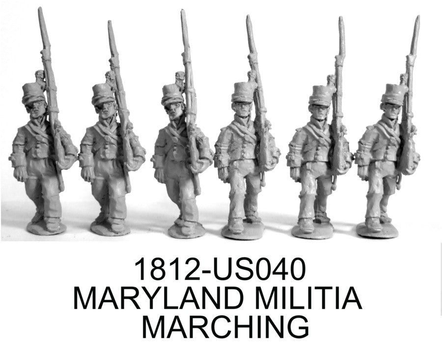US Maryland Militia Marching