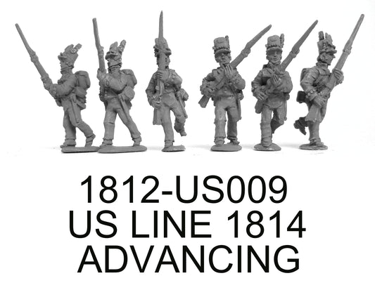 US Line Advancing, 1814 Uniform