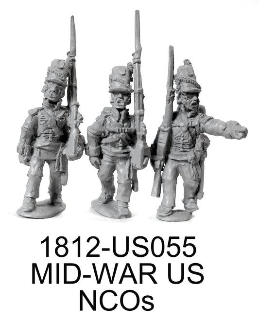 US NCOs, 1813 Mid-War Uniform