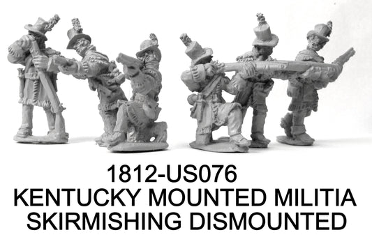 Kentucky Mounted Militia Skirmishing Dismounted