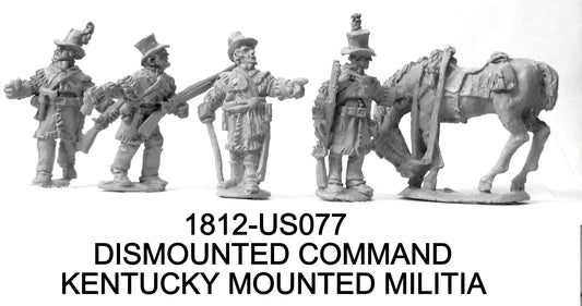 Kentucky Mounted Militia Skirmishing Dismounted Command
