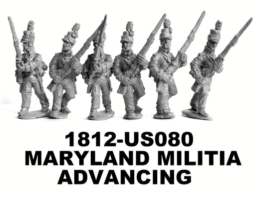 US Maryland Militia Advancing