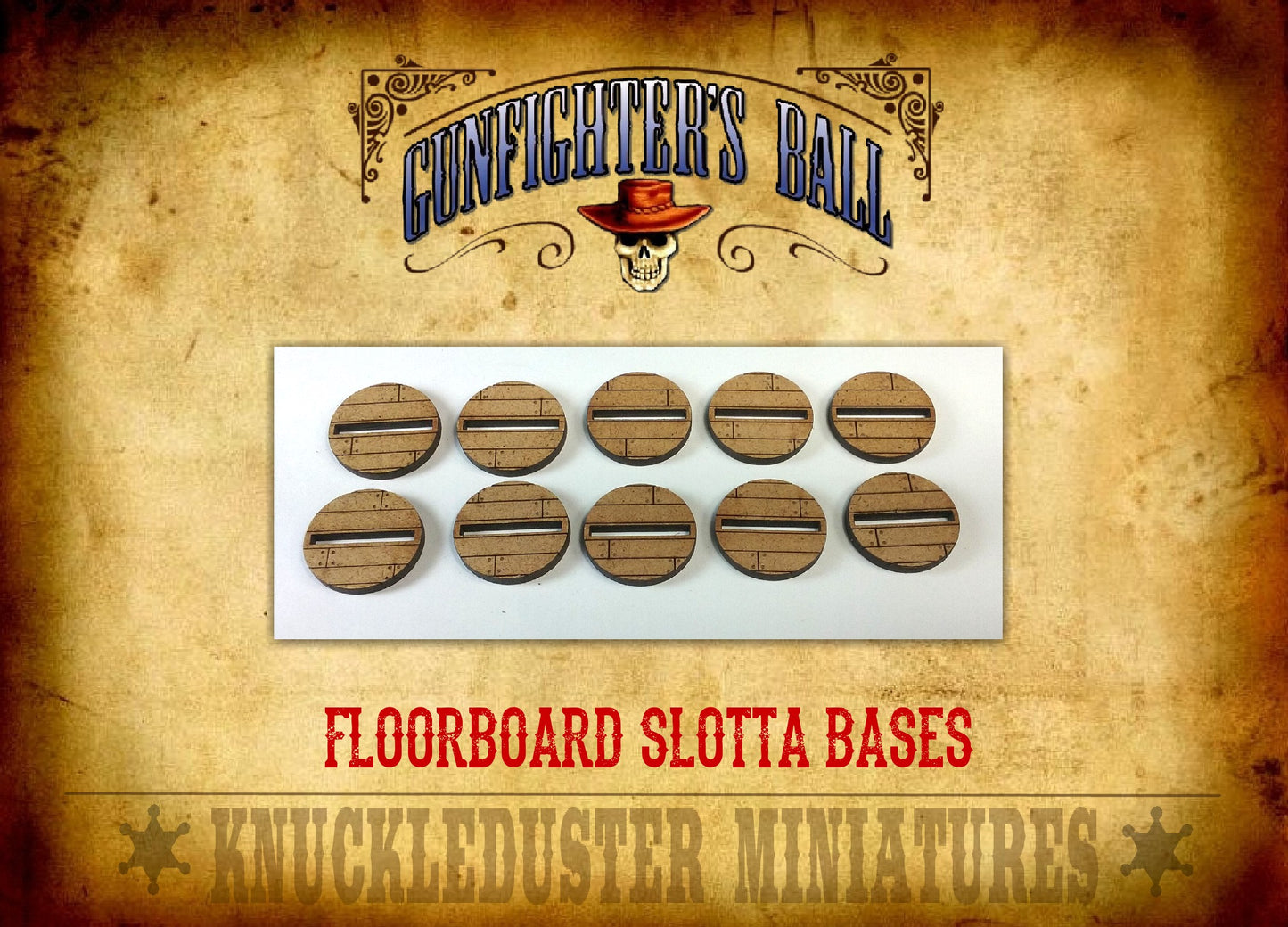 25mm MDF Floorboard Slotta Bases