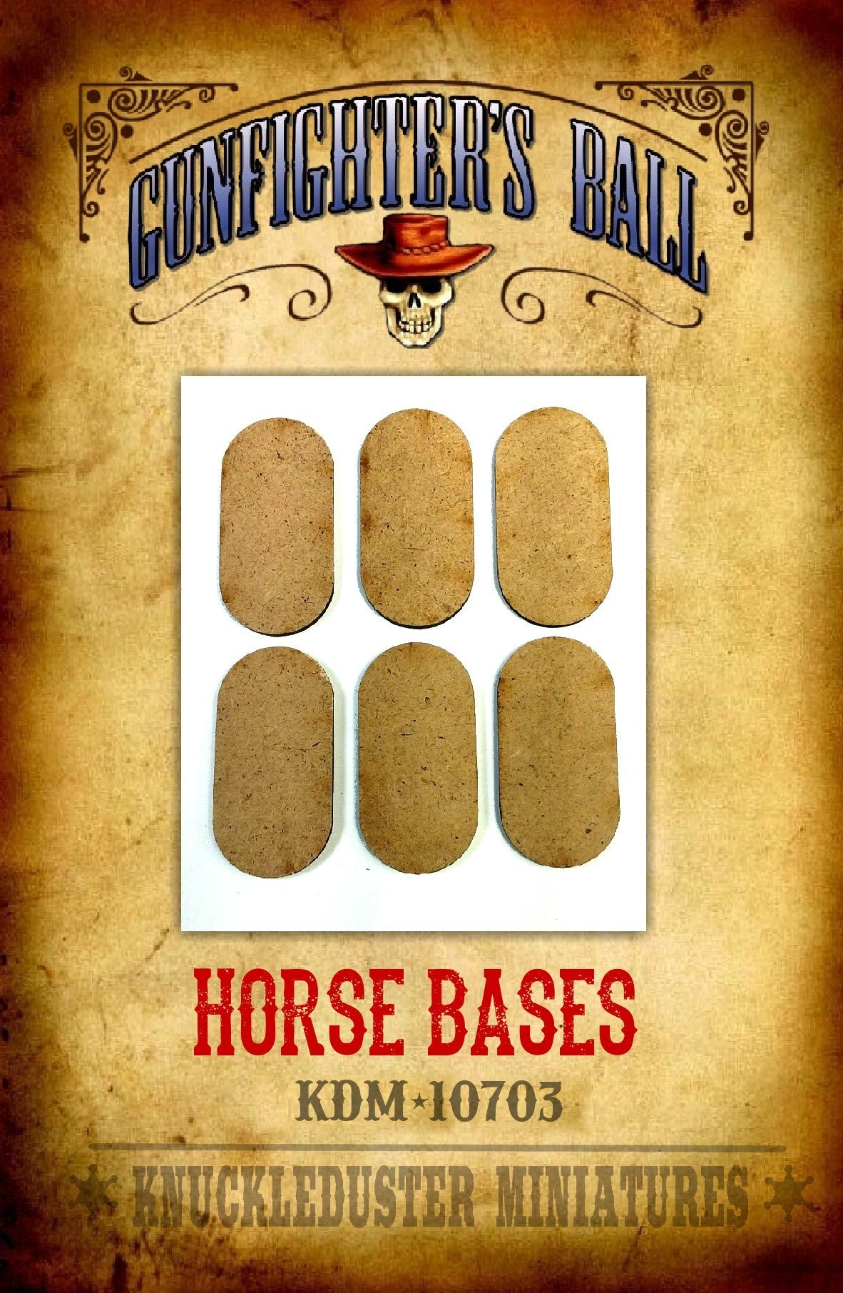 MDF Horse Bases