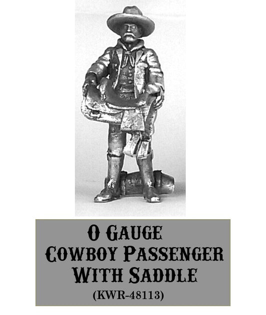 O-Gauge Cowboy Passenger W/Saddle