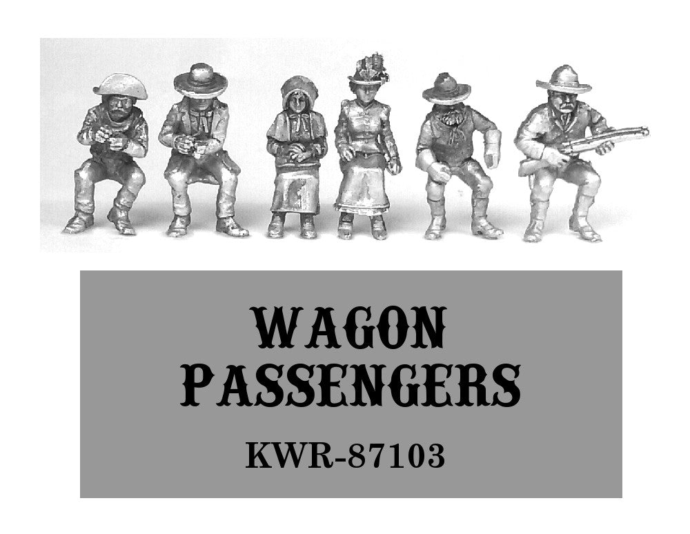 HO-Scale Wagon Passengers