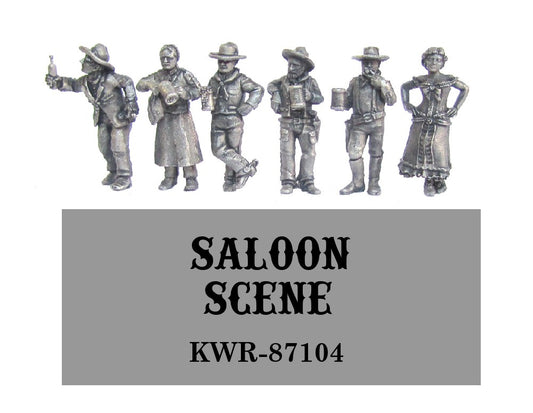 HO-Scale Saloon Scene