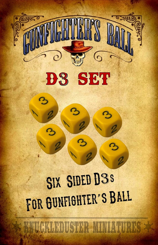 Gunfighter's Ball D3 Dice Set