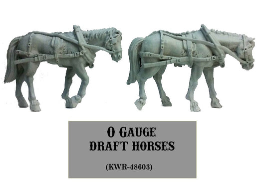 O-Gauge Draft Horses